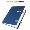 Navy Blue Leather Tablet Case for reMarkable Paper Pro with Rotation Holder - 2