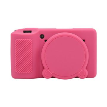 Ricoh GR III Rose Red Soft Silicone Protective Case - 1