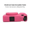 Ricoh GR III Rose Red Soft Silicone Protective Case - 5