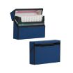 IQOS Series Electronic Cigarette Grooved Leather Storage Box - Blue - 4