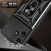 Redmi 12 5G Phone Case Black - Sliding Camera Cover TPU+PC Design - 7