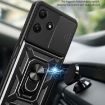 Redmi 12 5G Gold Phone Case with Sliding Camera Cover TPU+PC Design - 4