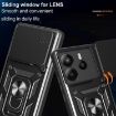 Redmi Note 14 5G Gold Case with Sliding Camera Cover TPU+PC - 5