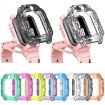 Xiaotiancai Z6P Fluorescent Green TPU Watch Case - Half Coverage Hollow - 4
