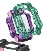 Xiaotiancai Z7S Transparent Green TPU Watch Case - Half Coverage Hollow - 3