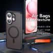 Vivo V30 Armor MagSafe Hybrid TPU Phone Case - Frosted Black - 2