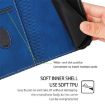 Redmi A5 4G Blue Leather Phone Case with Magnetic Buckle, 171.7mm Skin Feel - 7