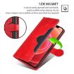 Redmi A5 4G Leather Phone Case - Magnetic Buckle, Skin Feel, Red - 6