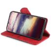 Red Leather Magnetic Buckle Phone Case for Redmi Note 14S 4G - 4