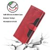 Red Leather Magnetic Buckle Phone Case for Redmi Note 14S 4G - 5