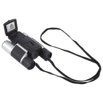 10X 1.5" LCD Binocular Telescope Digital Camera - Silver Black - 1