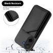 Redmi A5/Poco C71 Black Phone Case with Wrist Strap & 4 Card Slots - 3