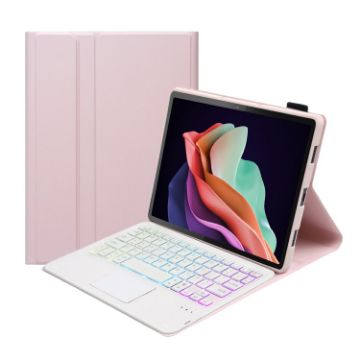 Huawei MatePad SE 10.4 AH13-AS Pink White Keyboard Case with Touchpad - 1