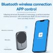 A1A Strong Magnetic Mobile Call Recorder APP, 8GB Memory, Black - 6