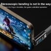 140W USB-C to USB-C Digital Display Stereo Bend Adapter - Black - 6