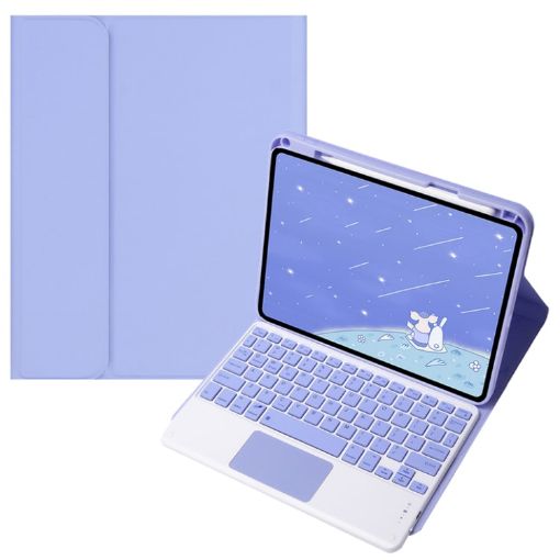 Infinix Xpad 11" Light Purple Bluetooth Keyboard Case with Touchpad - 1