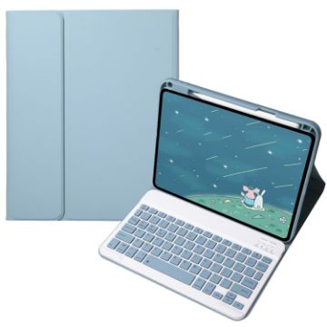 Infinix Xpad 11" Misty Blue Bluetooth Keyboard Leather Case - 1