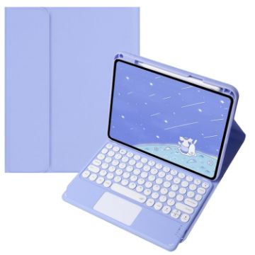 Infinix Xpad 11" Light Purple Bluetooth Keyboard Case with Touchpad - 1