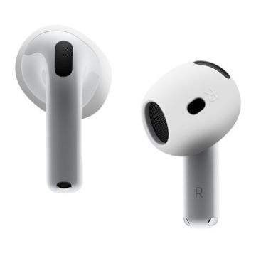 AirPods 4 Ear Cap Soft Silicone Protective Case - White - 1