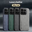 Xiaomi 15 Ultra Dark Grey Magnetic Leather Phone Case - Skin Feel - 3