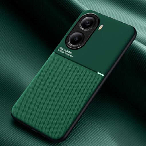 Redmi Turbo 4 Green Magnetic PC Hybrid TPU Phone Case - 1