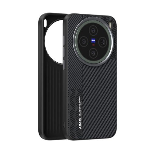 Vivo X200 Pro Mini ABEEL 6D MagSafe Case - Carbon Fiber Black - 1