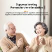Bluetooth 5.3 In-ear AI Smart Recognition Hearing Aid - White - 5