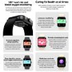 ZW36A Smart Watch - 1.83" BT Call, Blood Oxygen/Pressure/Heart Rate (Blue) - 6