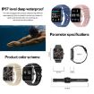 ZW36A Smart Watch - 1.83" BT Call, Blood Oxygen/Pressure/Heart Rate (Blue) - 8