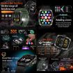 ZW69 1.97" AMOLED Smart Watch, BT Call, Blood Oxygen/Heart Rate, Green - 4