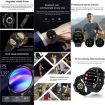 ZW63 Smart Watch - 1.39" Screen, Heart Rate/BP/Sugar/Oxygen/Temp Test (Black) - 5