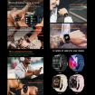 ZW65 2.01" Fitness Smart Watch - Blood Oxygen, Pressure, Heart Rate (Blue) - 6