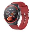 T82 1.43" Round Screen Smart Watch, BT Call, Heart Rate/BP/SpO2/Sleep, Red - 1