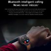T82 1.43" Round Screen Smart Watch, BT Call, Heart Rate/BP/SpO2/Sleep, Red - 5