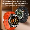 HT30 1.7" IP68 Waterproof Smart Watch, Camouflage Band, Flashlight, Compass - 4