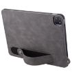 iPad Pro 13 2024 Grey TPU Leather Back Case with Wristband - 3
