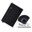 iPad Pro 13 2024 Black TPU Leather Back Case with Wristband - 6