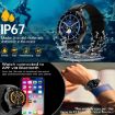 X20 1.43" IP67 Waterproof Smart Watch with Bluetooth Earphones - Black - 8