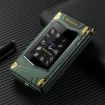M7+ 4G Dual Screen Flip Phone, 6800mAh, Dual SIM, SOS, EU Plug, Green - 2