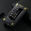 M7+ 4G Dual Screen Flip Phone, 6800mAh, Dual SIM, SOS, US Plug (Black) - 2