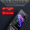 M7+ 4G Dual Screen Flip Phone, 6800mAh, Dual SIM, SOS, US Plug (Black) - 7