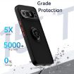 Google Pixel 9 Pro XL Q Shadow 1 Series Green TPU + PC Case with Ring - 4