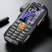 Q7+ 4G Elder Rugged Phone, 1.77", 16800mAh, Dual SIM, SOS, FM, Black - 2