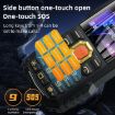 Q7+ 4G Elder Rugged Phone, 1.77", 16800mAh, Dual SIM, SOS, FM, Black - 7