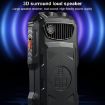 Q7+ 4G Elder Rugged Phone, 1.77", 16800mAh, Dual SIM, SOS, FM, Green - 8