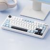 AULA F75 80-Key RGB Mechanical Keyboard - Wired/2.4G/Bluetooth, Blue - 1