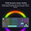 AULA F87 Pro 87-Key RGB Mechanical Keyboard - Wired/2.4G/Bluetooth - 8