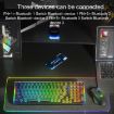 AULA F98 Pro 99-Key RGB Mechanical Keyboard, Ice Crystal Shaft, Wired/2.4G/Bluetooth - 2
