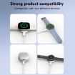 Portable 4 in 1 Smart Watch Magnetic Wireless Charger - White - 9