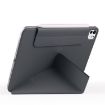 iPad Pro 13 2024 Magnetic Leather Tablet Case - Black - 5